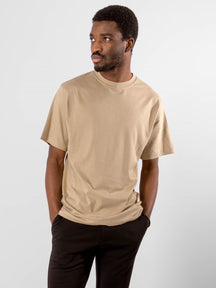 Oversized t -shirt - zand