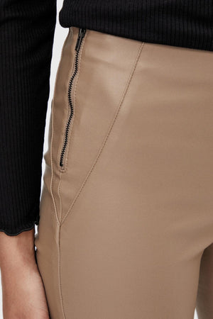 Belle gecoate legging - beige