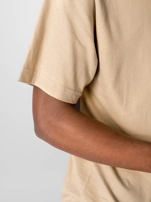 Oversized t -shirt - zand