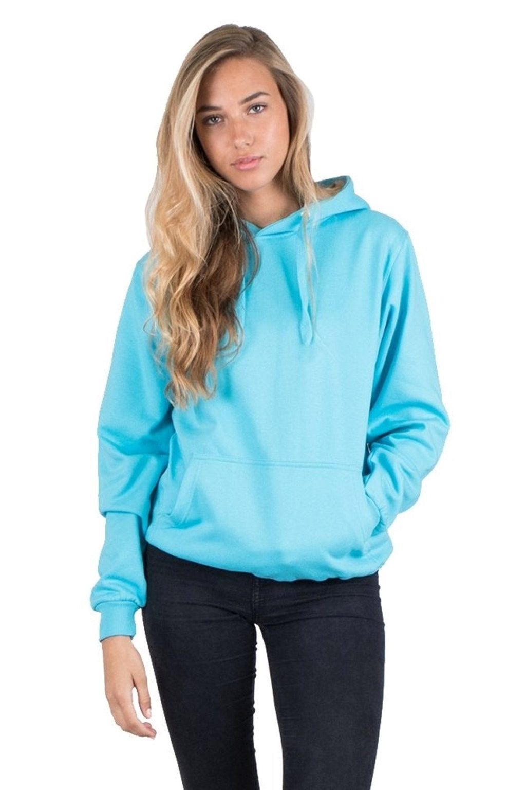 Oversized Hoodie - Turquoise Blauw