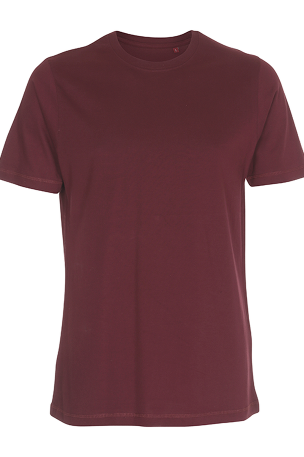 Boyfriend Tee - Burgundy Red