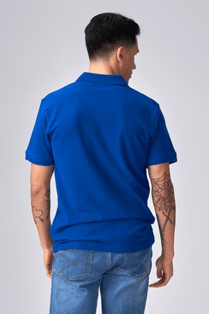 Basic Polo - Blauw