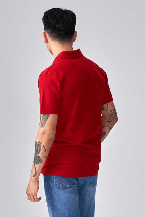 Basic Polo - Rood