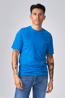 Biologisch Basic T -shirt - turquoise blauw