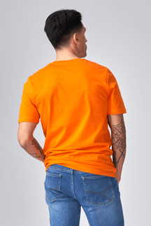 Biologisch Basic T -shirt - oranje