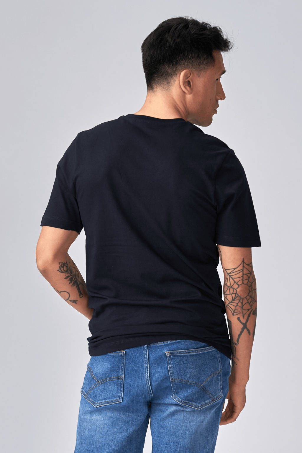 Biologisch Basic T -shirt - Dark Navy