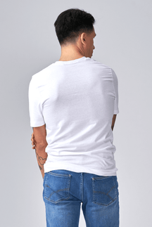 Basic Vneck t -shirt - wit