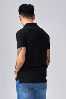 Muscle Polo shirt - zwart