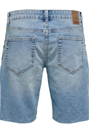Denim shorts - lichtblauw