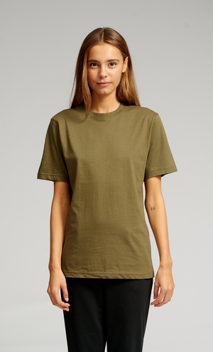 Oversized T -shirt - Army Green