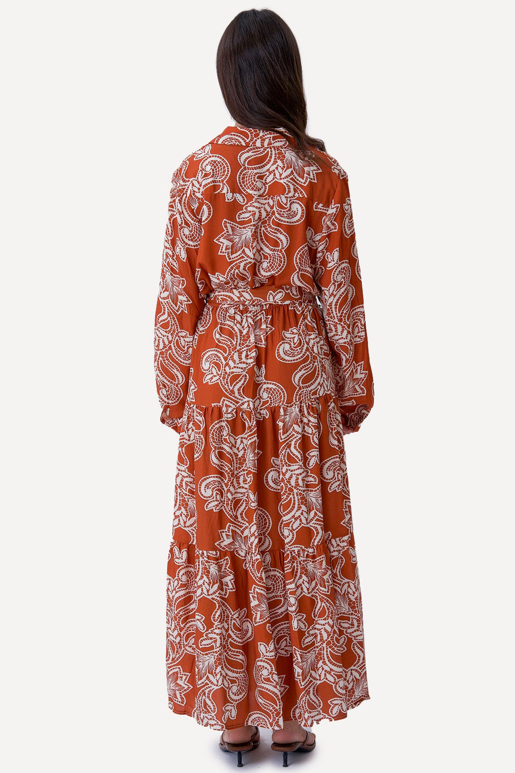 Lola-jurk - Terracotta