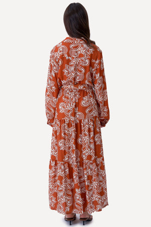 Lola-jurk - Terracotta