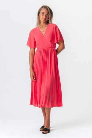 Lina Dress - Coral