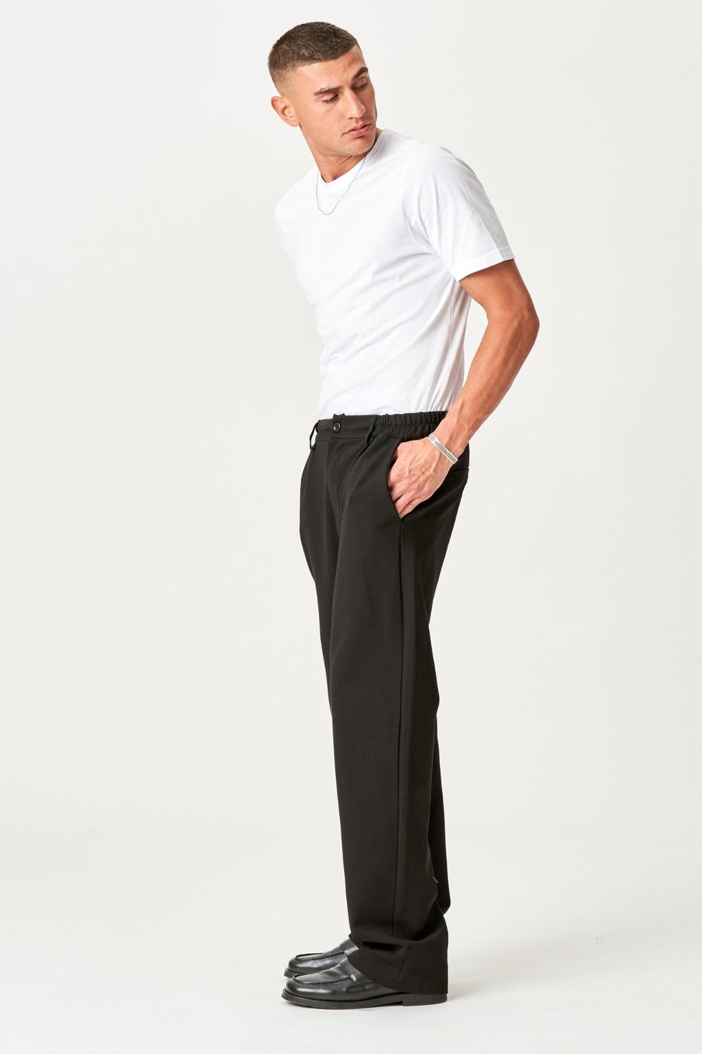 Suit Pants Loose - Black