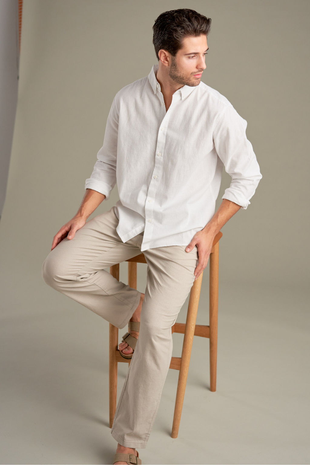 Linen Pants - Sand