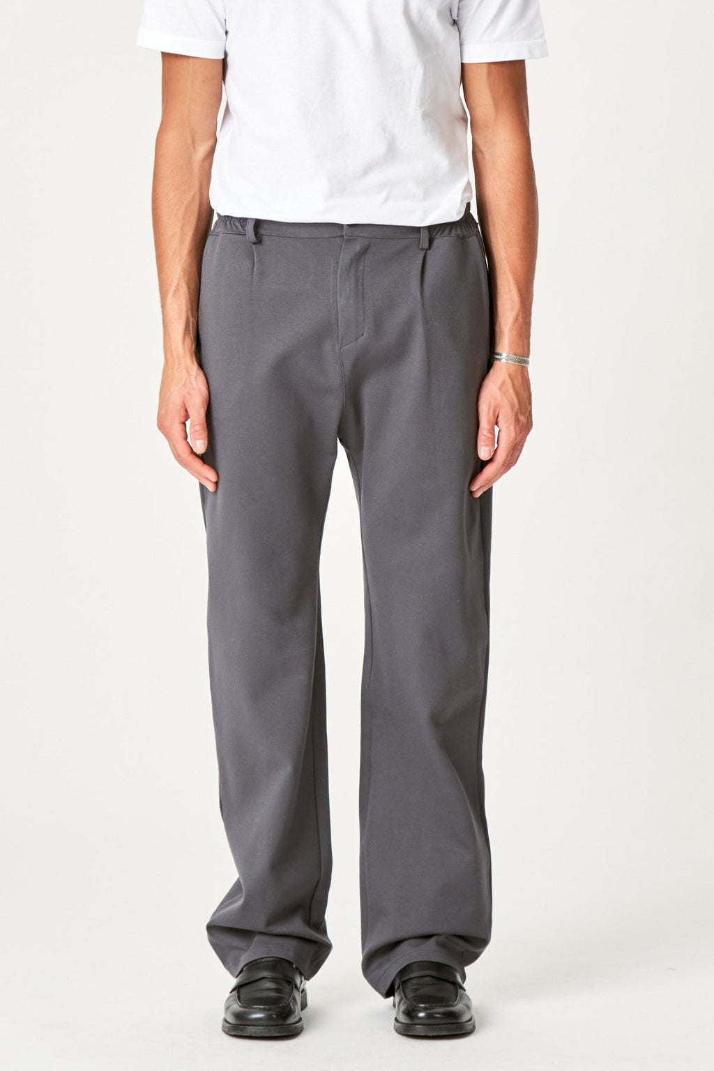 Suit Pants Loose - Steel Grey