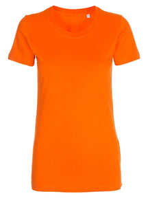 Gemonteerd t -shirt - oranje