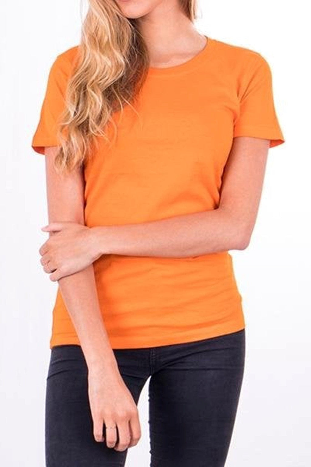 Gemonteerd t -shirt - oranje