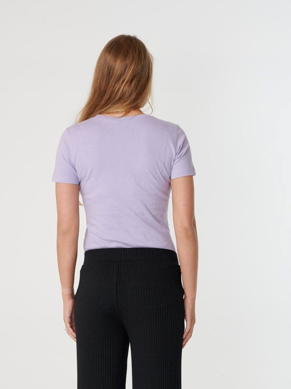 Gemonteerd t -shirt - lavendel