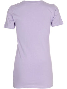 Gemonteerd t -shirt - lavendel