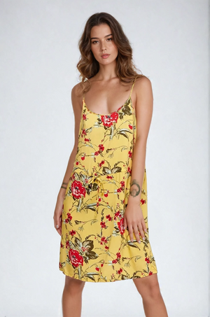 Flora Dress - Banana Cream