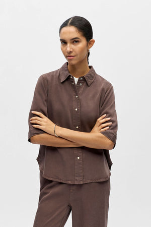 Frame denimtop - Seal Brown