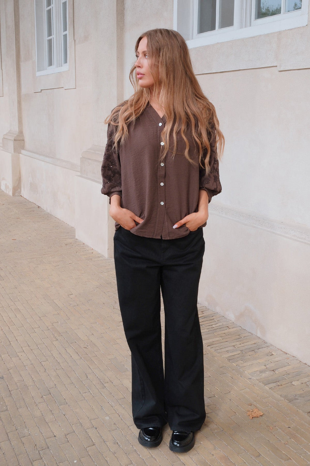 Frida Overhemd - Bruin