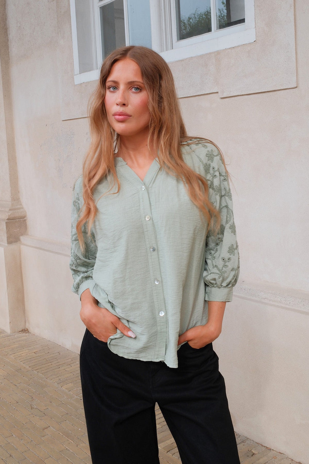 Frida Overhemd - Kaki