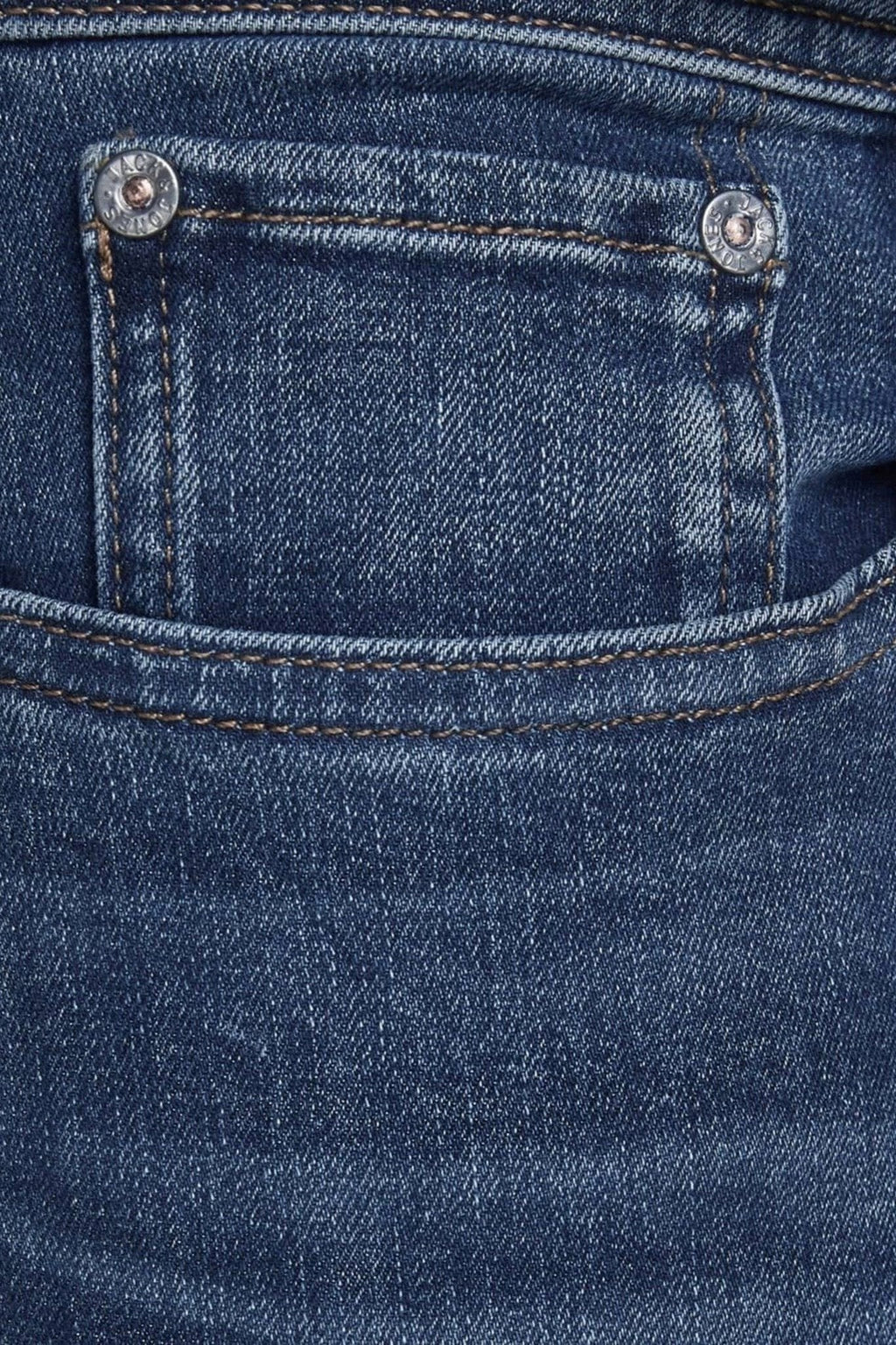 Glenn Stretch Jeans - Denim Blue (slanke pasvorm)