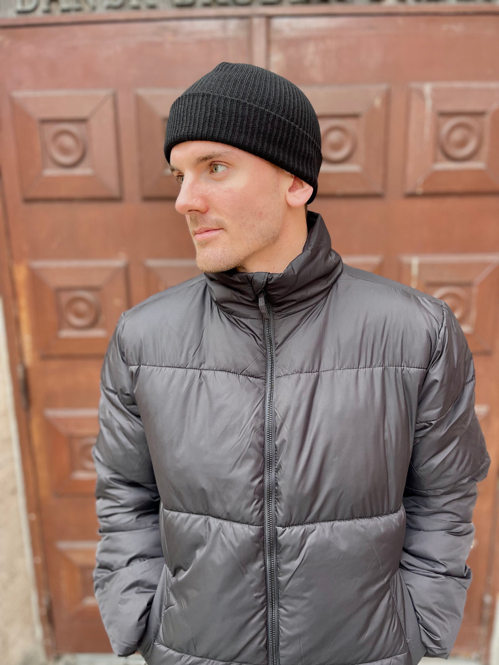 Gebreide muts - Zwart