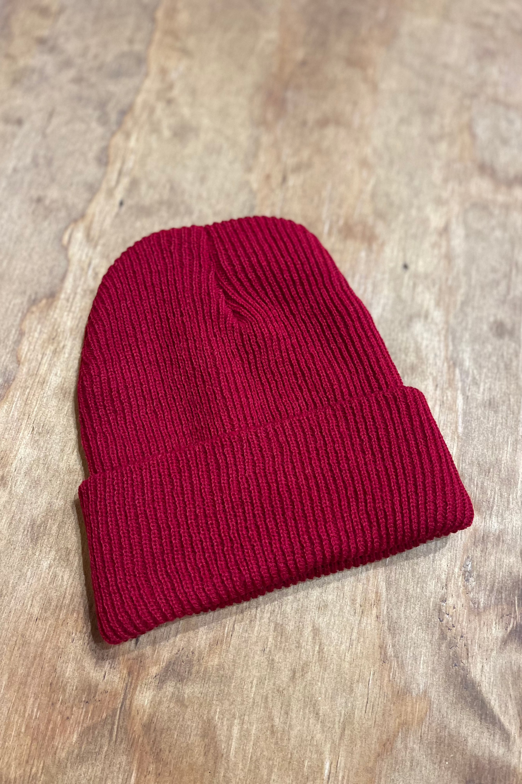 Gebreide muts - Rood