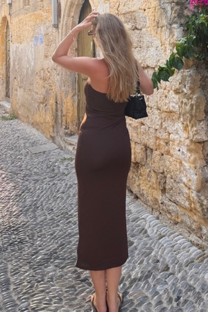 Jasmin Dress - Brown