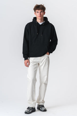 Ontspannen fit jeans - witte denim