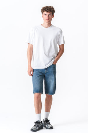 Denim Shorts Los - blauw