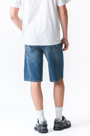 Denim Shorts Los - blauw