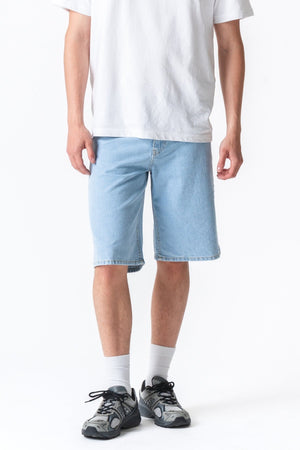 Denim Shorts Loose - Light Blue