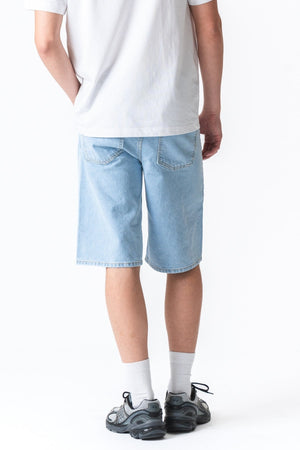 Denim Shorts Loose - Light Blue