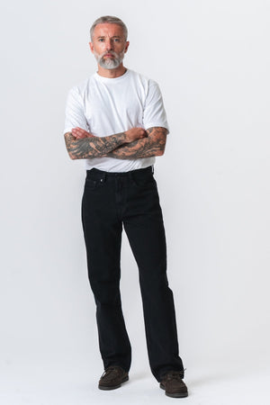 Noah Loose Fit Jeans - Solid Black