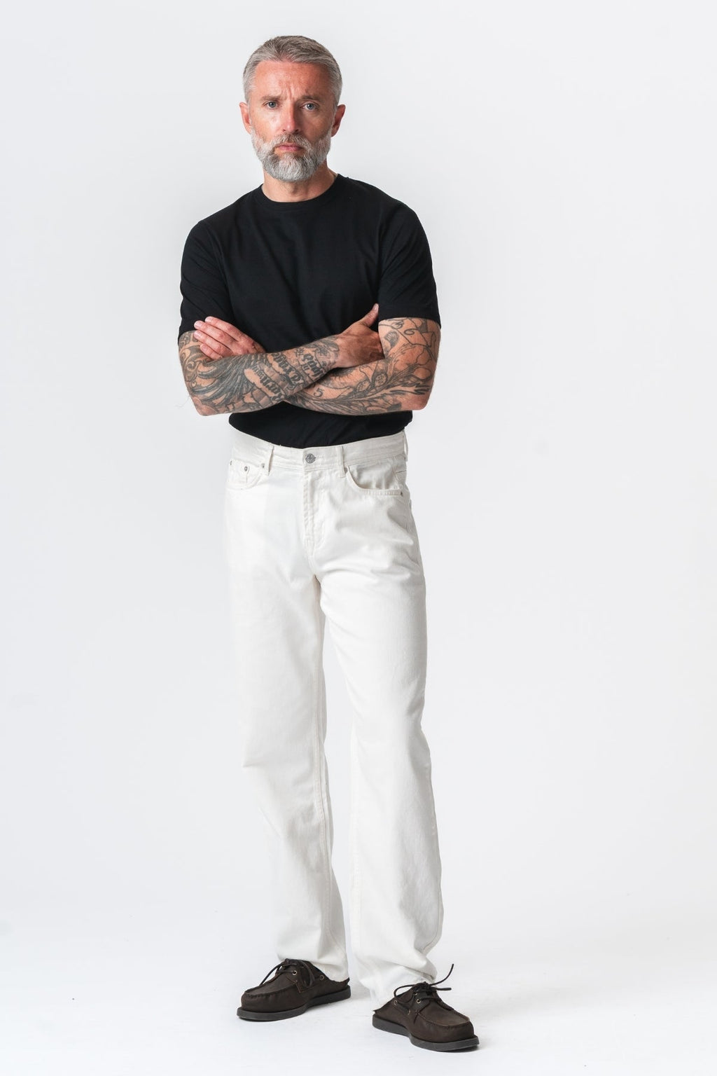 Noah Loose Fit Jeans - White Denim