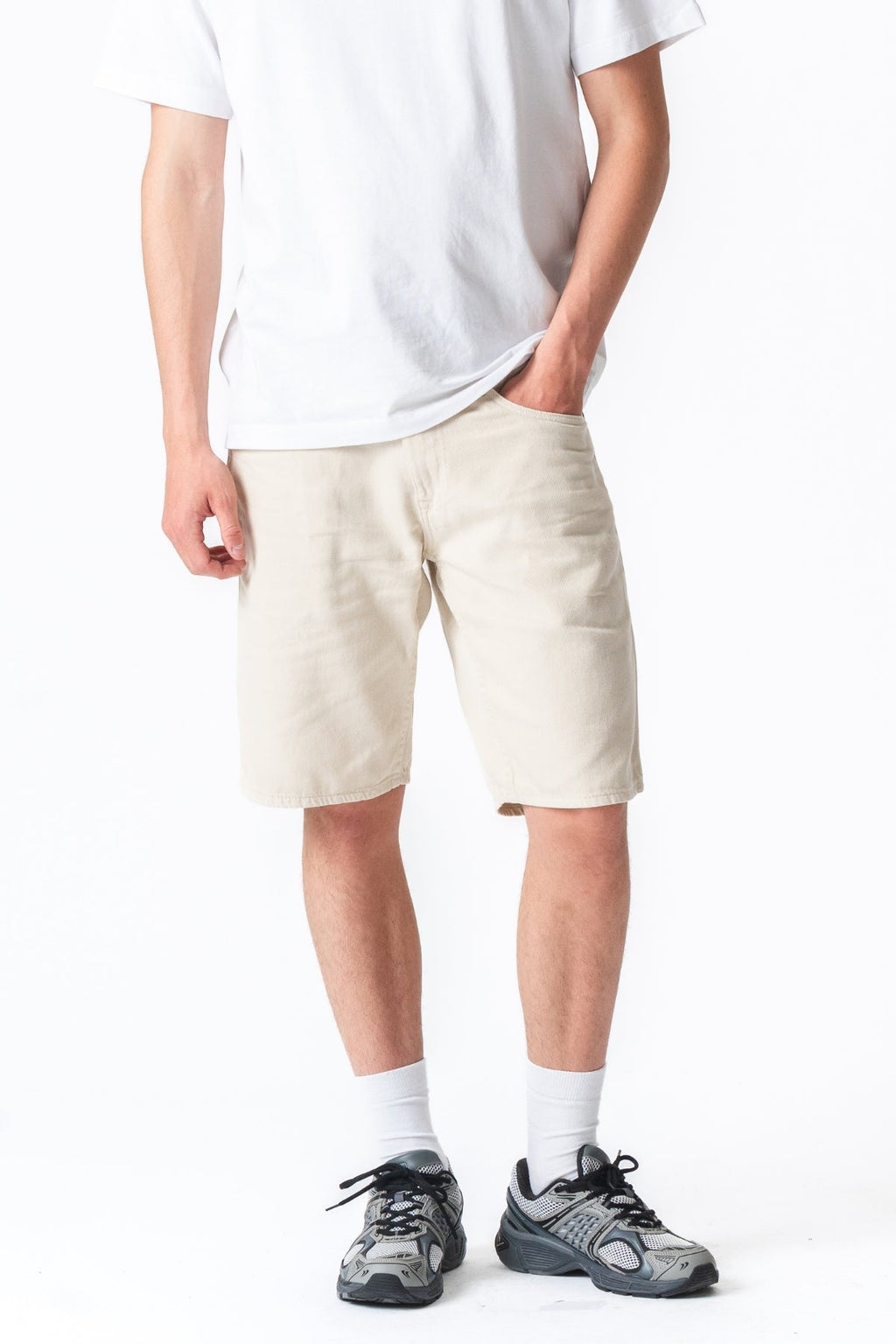 Philip Denim Shorts - zand