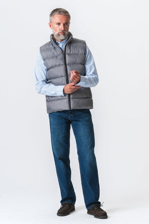 Puffer Vest - Grey