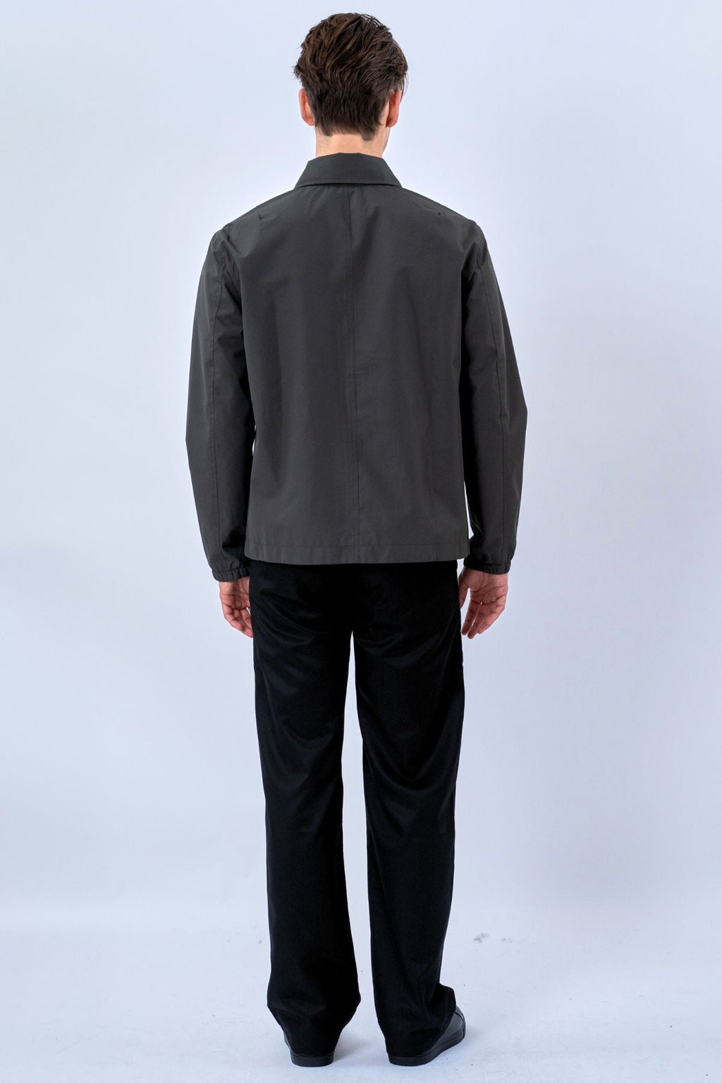 Kort jack met rits - grijs