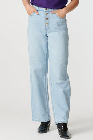 Juicy jeans (wide been) - licht denimblauw