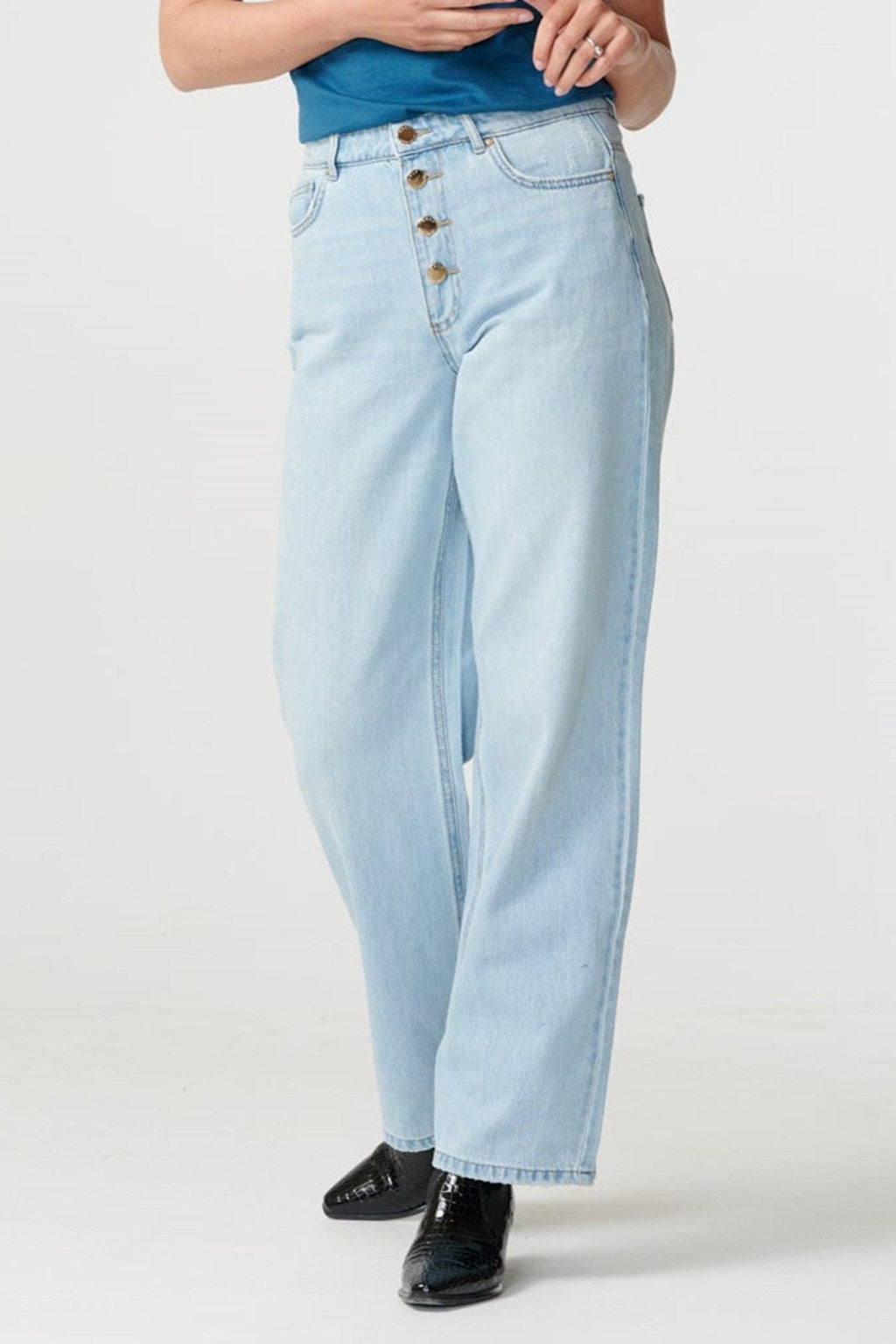 Juicy jeans (wide been) - licht denimblauw