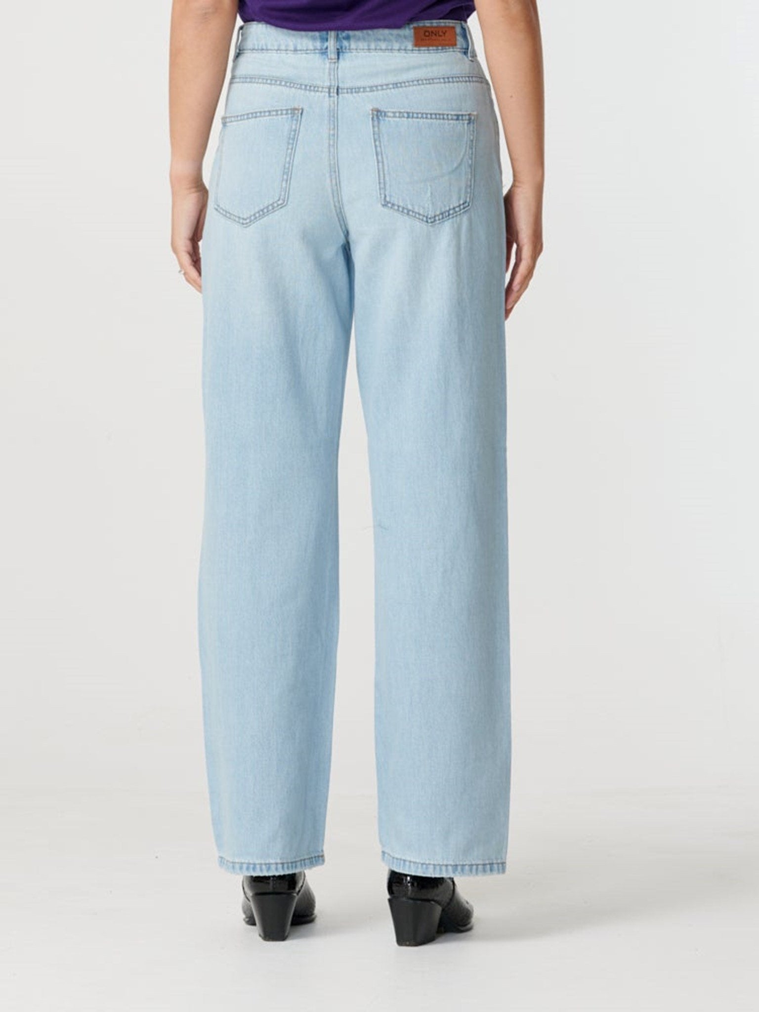 Urban Classics Dames Ladies Light Denim Wide Leg Pants