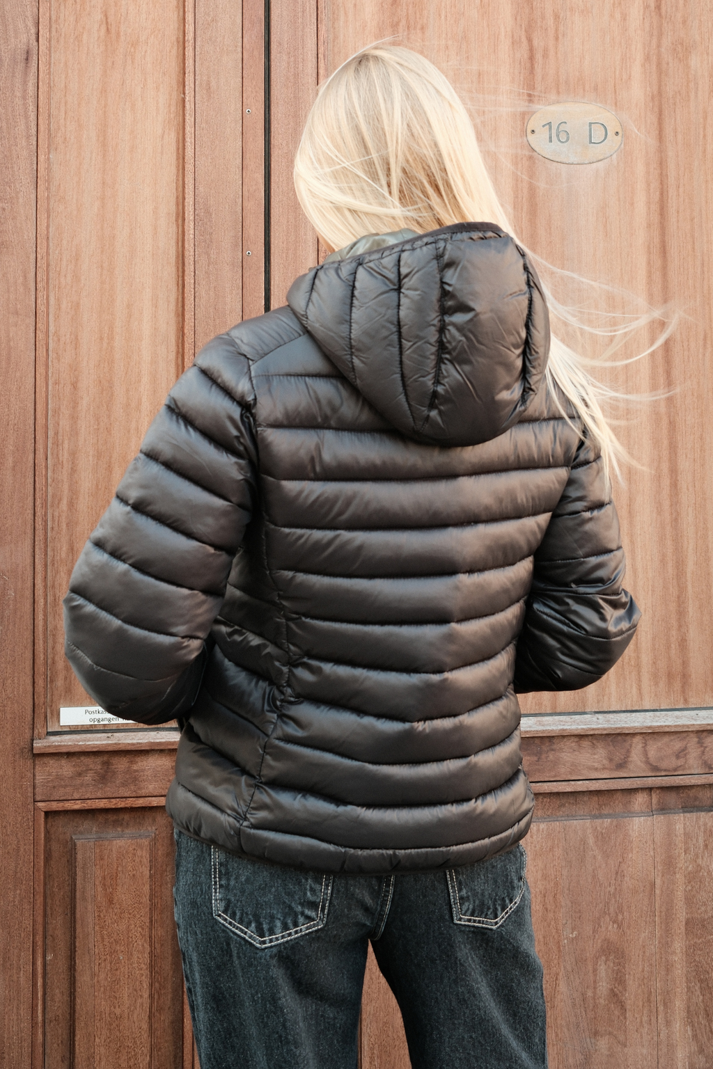 Light Puffer Jacket - Black