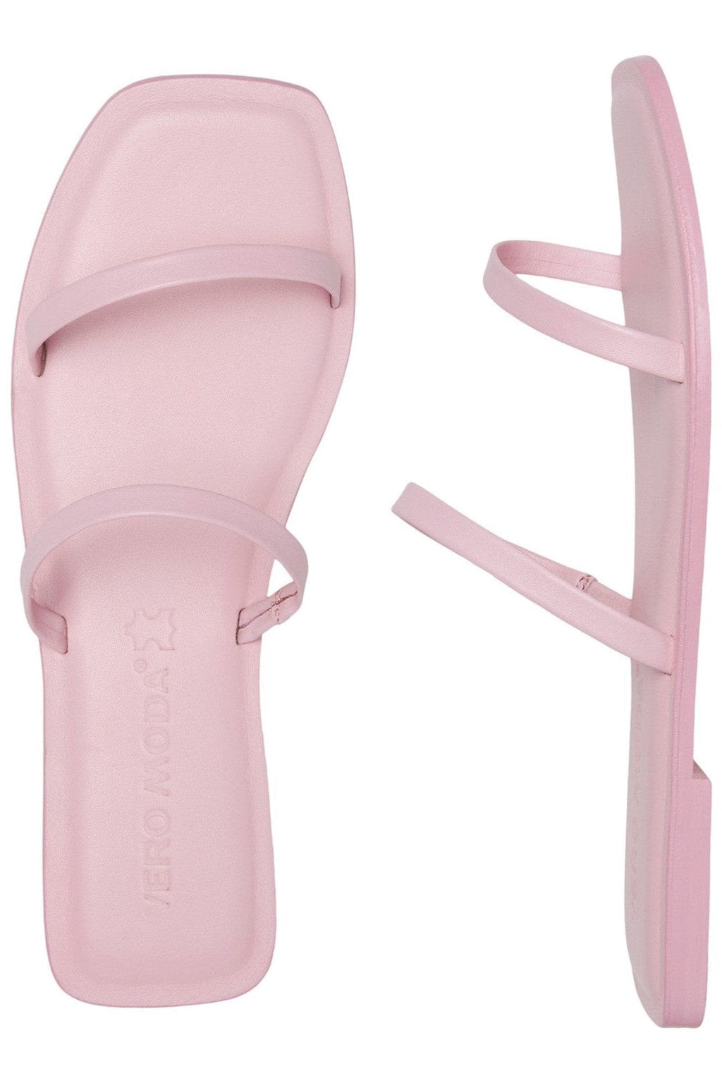 Lederen sandalen - Roseate Spoonbill