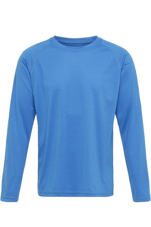 Training T-shirt met lange mouwen-Blauw