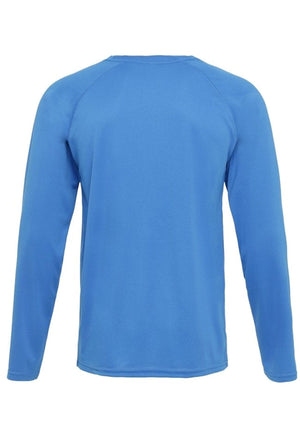 Training T-shirt met lange mouwen-Blauw