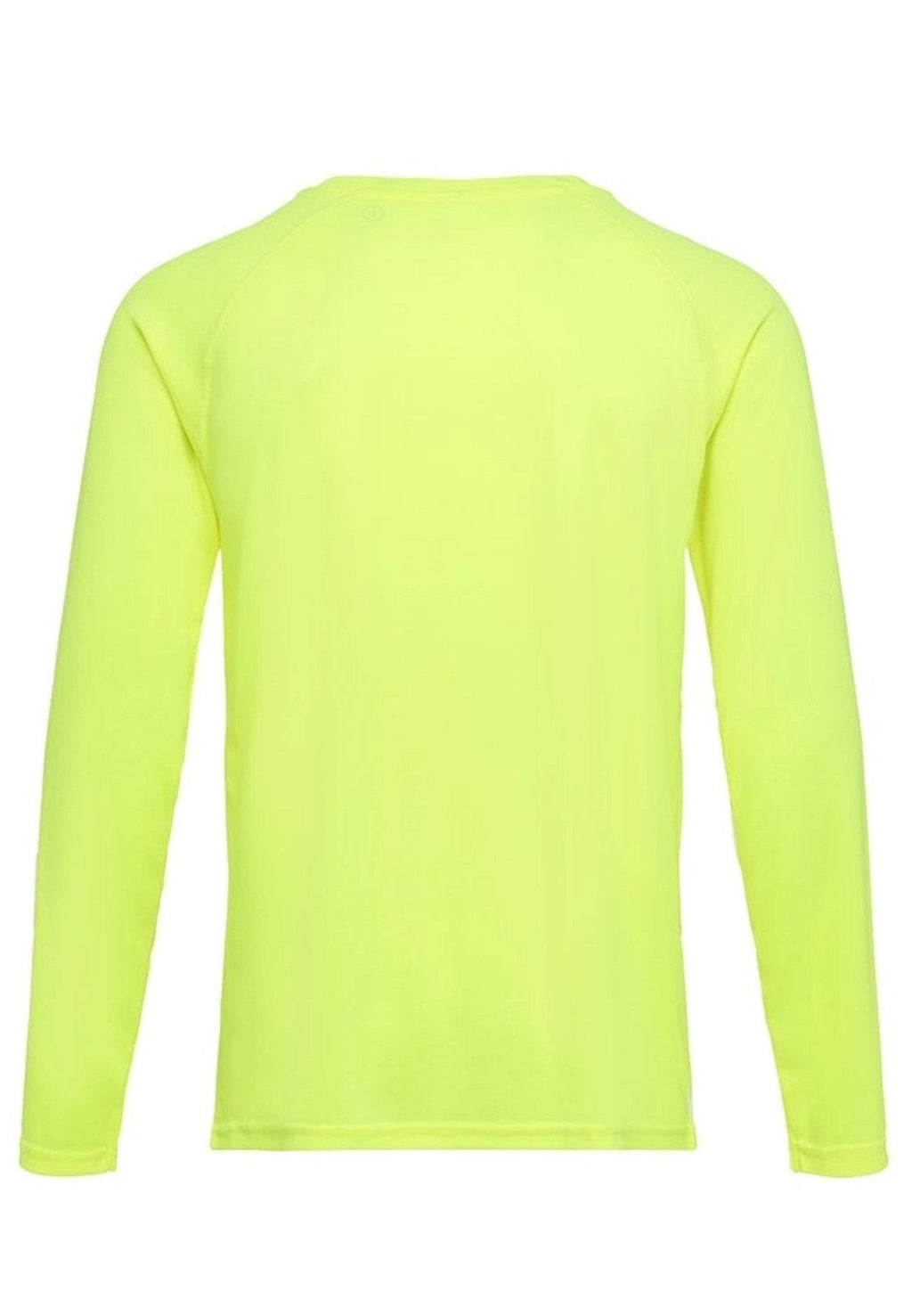 Training T-shirt met lange mouwen-neon geel